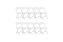 Plastic Chair Adult White (10 pc. pack)-BB1940